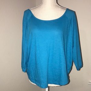 Pink Victoria secret blue oversized shirt XS